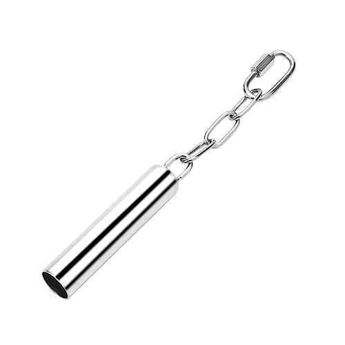 Wontee Stainless Steel Bell Toy Bird Cage Hanging Bite Toy for Parrot Parakeet Budgie Cockatiel Conure African Greys (S) - size: S