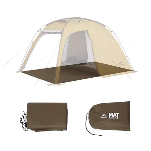 Naturehike Dune Hot Tent with Stove Jack, 117 sq ft 4 Seasons Camping Tent, 2-4 Person Waterproof Large Tent for Family, Car Camping, Picnic, Fishing, 6 Person - color: Dune7.6-Ground Mat