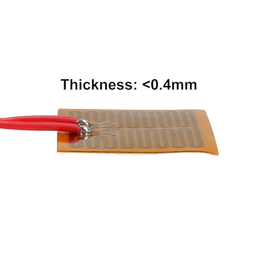 6pcs Film Heater Plate Adhesive Pad 5V 1W 30mmx40mm PI Heating Elements Film Strip Heater Adhesive Polyimide Heater Plate - size: 30mmx40mm