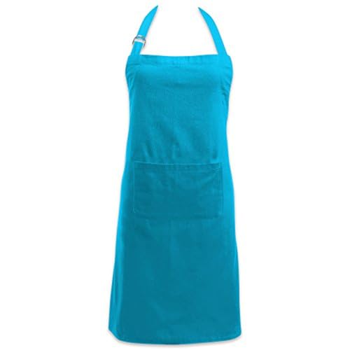 DII Everyday Basic Kitchen Collection - color: Neon Blue, size: Regular Size Chef Apron
