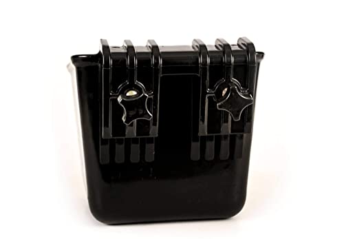 Lock N Load Livestock & Pet Feeds Mountable Heavy Duty Feed Bucket 14''x11''x11'' with Hardware Material Polyethylene Hold up to 12 Quarts (Black)