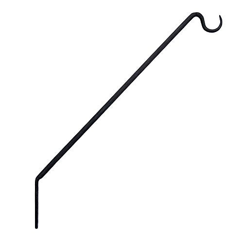 Achla Designs Wall Mount Bracket Shepherd's Pole, Angled (BGP-09) - style: Wall Mount