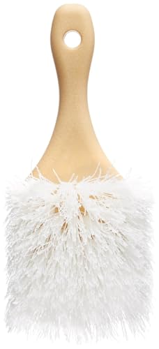 Star Brite Utility Scrub Brush - Marine-Grade Heavy-Duty Stiff Bristled Scrubber - Extra Long Flagged Bristles for More Cleaning Power in Hard to Reach Areas - style: Short Handle Brush