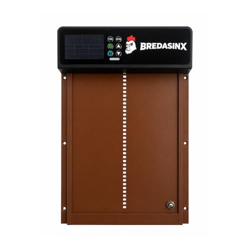 Automatic Chicken Coop Door with Solar Panel, Timer and Light Sensor