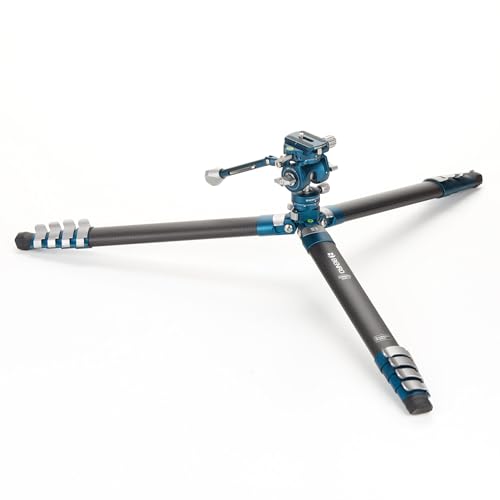 Benro CyanBird Pro Carbon Fiber Lightweight Tripod Kit for Birding & Wildlife for Scopes, Binoculars & Photography, Ball Head, Adjustable Legs, Arca-Swiss Plate, Flip Locks, 60" Max Ht, 9.9lb Payload