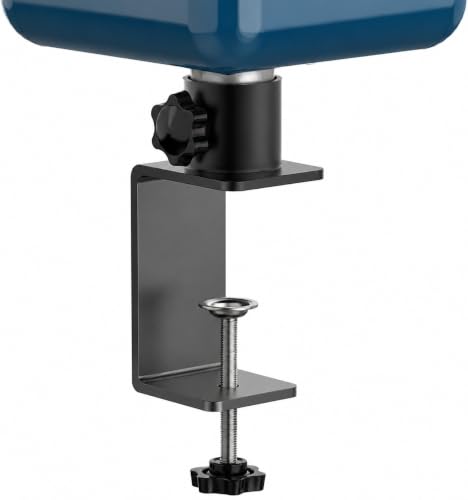 Metal Clamp-On Railing Mount Designed for BirdBuddy Pro1 /2 Smart Feeder, Heavy-Duty Adjustable Bracket Fits Deck Rails up to 3.32" Thick, for Fence, Handrail & Balcony (No Drilling)