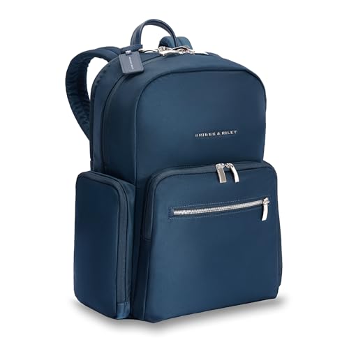 Briggs & Riley Rhapsody Medium Backpack, Fits 15 Inch Laptop, Navy - color: Navy, size: Medium