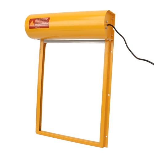 Chicken Coop Door Timing Mode Manual Mode Rugged LED Display Controller Auto Chicken House Door for Ducks Geese (US Plug) - color: Yellow
