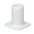 Bird Feeder Pole Mount Bracket Compatible with Bird Buddy Smart Bird Feeder | Fence/Wall/Post Mounting Bracket (White)