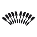10Pcs NINGDAN Mini Shovel,Plastic Mini Gardening Shovel Spoons Soil Scoops,Cultivation Digging Transplanting Tools for Succulents Potted Flowers,Milk Powder/Coffee Beans Scoops (All Black) - color: All black