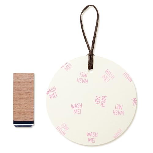 Wash me Egg Rubber Stamp, 3/5 Inch Small Mini Stamp for Scrapbooking Card Making Planner