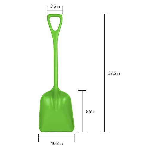 Remco 698177 Shovel,One-Piece,11",PP,Lime - color: Lime, size: 10 inch Blade