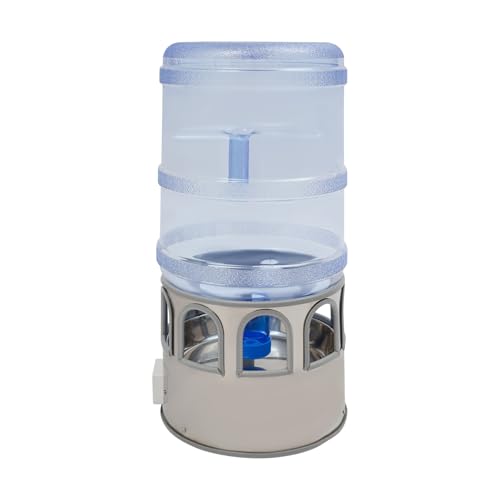 5 Gallon Chicken Water Heater, Winter Poultry Water Heated Machine,LED Display,9.84ft Cord Length for Chickens, Turkeys, and Geese