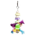 Prevue Hendryx 60062510: Tropical Teasers Cookies and Knots Bird Toy - size: 3 1/2"L x 1 1/2" W x 7 1/2" H