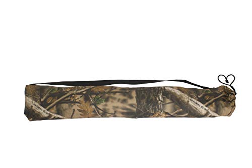AUSCAMOTEK Pop Up Ground Blind for Deer Duck Turkey Hunting Portable Quick Setup Lightweight Green/Brown/Dry Grass Ground Peg Included - color: Brown Leave