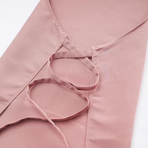 Tosewever Art Aprons for Women Painting Pottery Baking, Mens Buckle Straps Kitchen Apron with Pockets for Chef Cooking - color: Pink