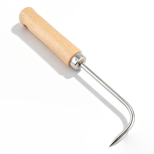 Crack Weeder Hook Crevice Weeding Tool Single Claw Root Hook for Outdoor Garden Digging Cultivator Weed Remover Potted Landscape Maintenance