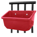 Little Giant® Adjustable Fence Feeder - Livestock Feeder for Vertical Pipe Panel and Wire Grid Fencing - Mounting Hardware Included Holds 75lbs - Made in USA