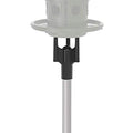 Pole Adaptor for Pole Mounting a Squirrel Buster Plus Bird Feeder, Black (FEEDER & POLE NOT INCLUDED), for 1-inch Pole ONLY