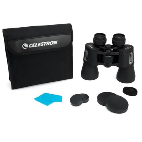 Celestron UpClose G2 10x50 Porro Binoculars for Wildlife & Astronomy | Bright 50mm Objectives, Traditional Porro Prism Design, Multi-Coated Optics, Great for Nature Viewing, Soft Carrying Case - size: 10x50 - Porro, style: 10x50 -Porro