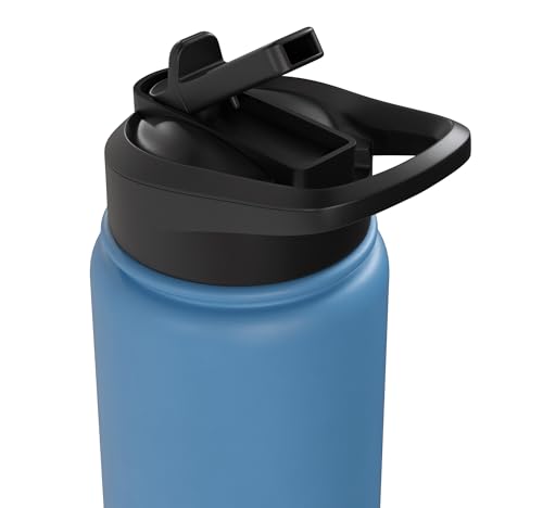 Penguin Stainless Steel Insulated Water Bottle - color: Light Blue