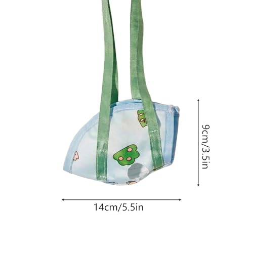 Bird Carrier Travel Cage Escape-Proof Holder Vest | with Handle Bird Harness Conure for Cockatiel Parakeet Finch Outdoor Indoor Walking Park Garden - color: XL