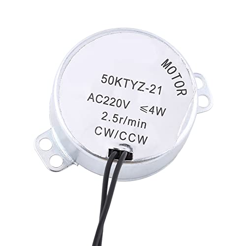 Joyzan Egg Turner Motor, AC Chicken Rotator Incubator Automatic Turntable | Hatching Tool Small Guide Accessory Connector CW CCW Dual Working Modes Incubating Electric Ducks Goose Bird Tray Quail 220V
