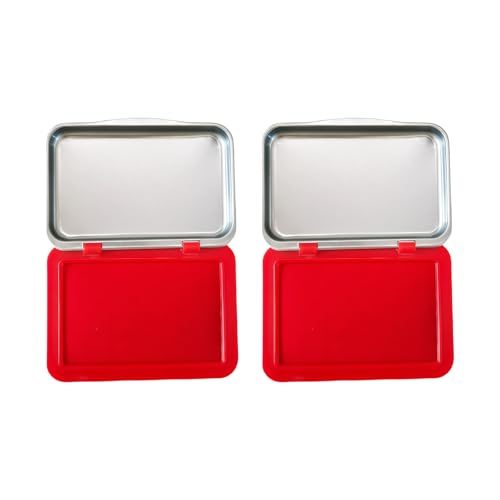 Egg Date Marking Stamp Ink Pad, 2.95 x 2.16 inches, for Fresh Eggs (RED) - color: 2 Red