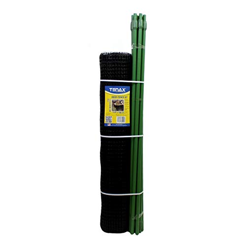 Tenax 084060 2A130002 Deer Fence Kit, 7' x 100' - size: 7 Feet by 100 Feet Kit