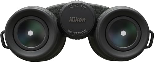 Nikon PROSTAFF P3 10x42 Binocular | Waterproof, fogproof, rubber-armored Full-Size Binocular, wide field of view & long eye relief | Official Nikon USA Model | Waterproof, fogproof, wide Field of View, long Eye Relief, rubber-Armored Full-Size Binocular -