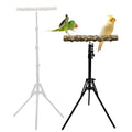 16-63 Inch Height Adjustable Bird Perch Pepper Wood Bird Training Perch Stand Parakeet Perches Indoor and Outdoor Parrot Stands for Small to Medium Bird - size: Floor Bird Perch