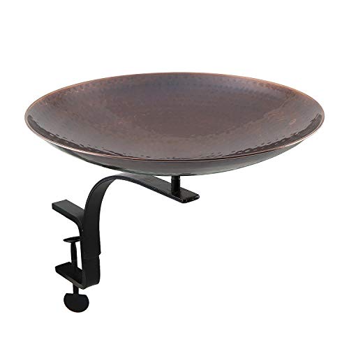 Achla Designs Burnt Copper Birdbath Bowl - color: Teal