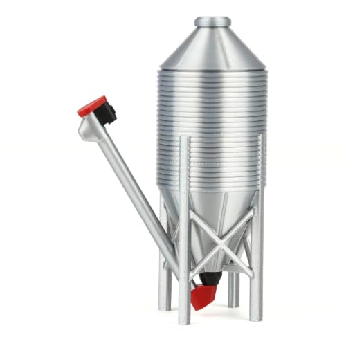 REVD 1/64 10-Ton Feed Bin with Auger & Flex Auger Attachments Toys, 3D Printed, RVD1031