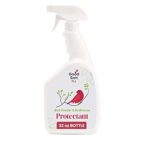 Bird Feeder & Bird House Spray to Reduce Buildup Between Cleanings, 32oz | Protectant, Extend Time Between Cleanings, Long Lasting Protection, Safe for All Birds, For Use After Cleaning, Non-Toxic - size: 32 Fl Oz (Pack of 1)