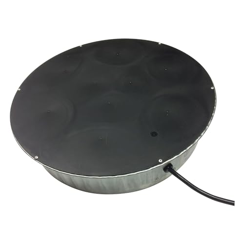 Farm Innovators 125 Watt Heated Base for Double Wall Metal Poultry Founts with 35 Degrees Fahrenheit Temperature and Below, Metallic | For outdoor use with double wall metal founts, prevents water from freezing in temperatures as low as 10° F (-12° C)