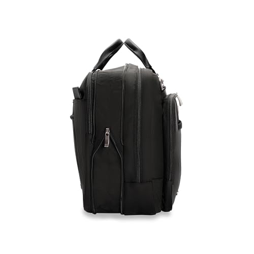 Briggs & Riley @work Large Expandable Briefcase Bag, Black - color: Black, size: Large Expandable Brief