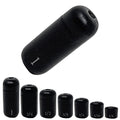 Reaction Tackle Tungsten Barrel Weights for Bass Fishing - Egg Shaped Carolina Rig Sinkers - Size Stamped Freshwater and Saltwater - color: Black, size: 1 Oz (4-Pack)