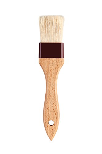 Mrs. Anderson’s Baking Solid-Ferrule Pastry Basting Brush, Natural Boar Bristles, 1.5-Inch Wide - size: Single, 1.5-Inch