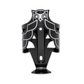 Portland Design Works Water Bottle Cage - Lightweight Water Bottle Holder for Bikes, Owl Cage, Black/Silver - style: Owl Cage- Black/Silver