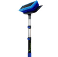 EVERSPROUT Scrub Brush, 1.5 to 3ft Pole, Rubber Bumper, No-Scratch | For Cars, Trucks, RV, Boats, Driveways, Decks, Patios, Decks, House Siding, 8-10ft Standing Reach, Non-Slip Grip, Lightweight