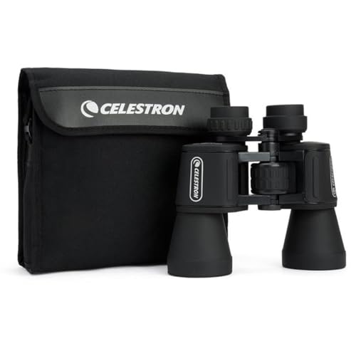 Celestron UpClose G2 10x50 Porro Binoculars for Wildlife & Astronomy | Bright 50mm Objectives, Traditional Porro Prism Design, Multi-Coated Optics, Great for Nature Viewing, Soft Carrying Case - size: 10x50 - Porro, style: 10x50 -Porro