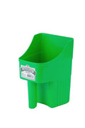 Little Giant® Plastic Enclosed Feed Scoop | Heavy Duty Durable Stackable Livestock Feed Scoop with Measure Marks | Livestock Handling Scoop | Farm, Ranch & Pet | 3 Quart (Lime Green) - color: Lime Green