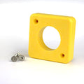 Recycled 1-1/4" Predator Guards for Nuthatches (Yellow) - color: Yellow