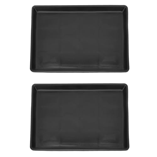 Cabilock 2 Pack Pet Cage Tray Dog Kennel Tray Replacement for Poop Pet Potty Pan for Rabbit Cat Dog 17.12 X 12.99 X 0.86 in Easy Clean Cage Supplies