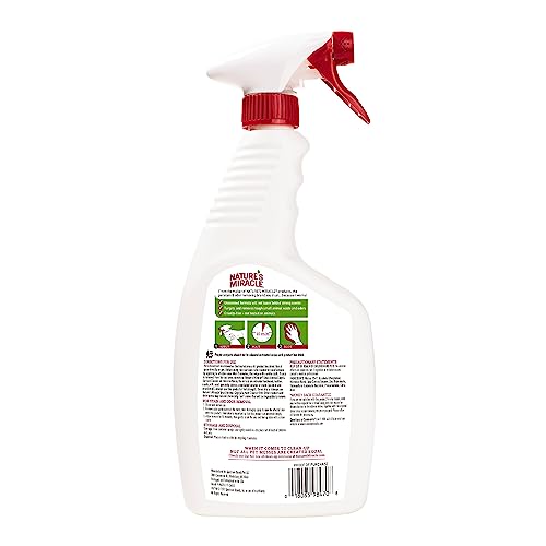 Nature's Miracle Small Animal Cage & Surface Cleaner, 24 oz | Bio-Enzymatic Formula Helps Break Down Tough Stains & Odors, Cleans & Deodorizes Cages & Accessories, Safe For Pets and Home* - size: 24 fl oz