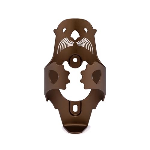 Portland Design Works Water Bottle Cage - Lightweight Water Bottle Holder for Bikes, Otter Cage, Brown - style: Otter Cage - Brown