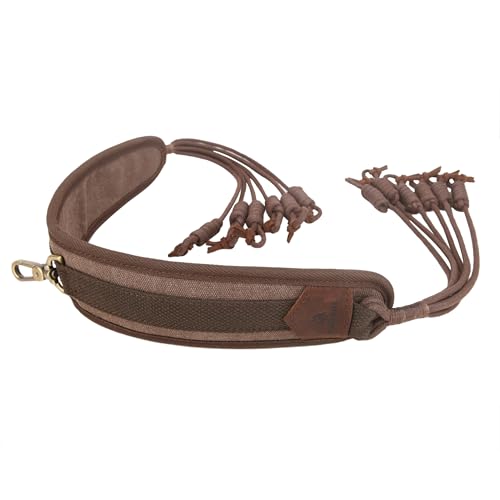 WAYNE'S DOG Canvas Bird Game Carrier, Waterfowl Dove Small Animal Game Carrier Hanger Tote Shooting Accessories (Coffee) - color: Coffee