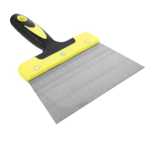 Toyvian Stainless Steel Bird Droppings Scraper for Poop Ergonomic Handle Cleaning Tool for Bird Cages and Nests