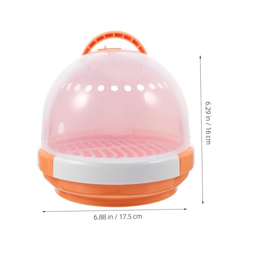 MERRYHAPY Portable Bird Carrier for Parrots and Pets Lightweight Travel Cage Handle for Outdoor Use and Hiking Breathable Design for Comfort and