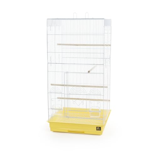 Prevue Pet Products SPECONO1818H-Y Tall Tiel Cage, Yellow - color: Yellow